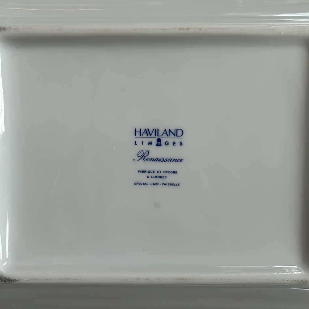 Haviland Limoges Renaissance rectangular dish - Picture 3 of 5